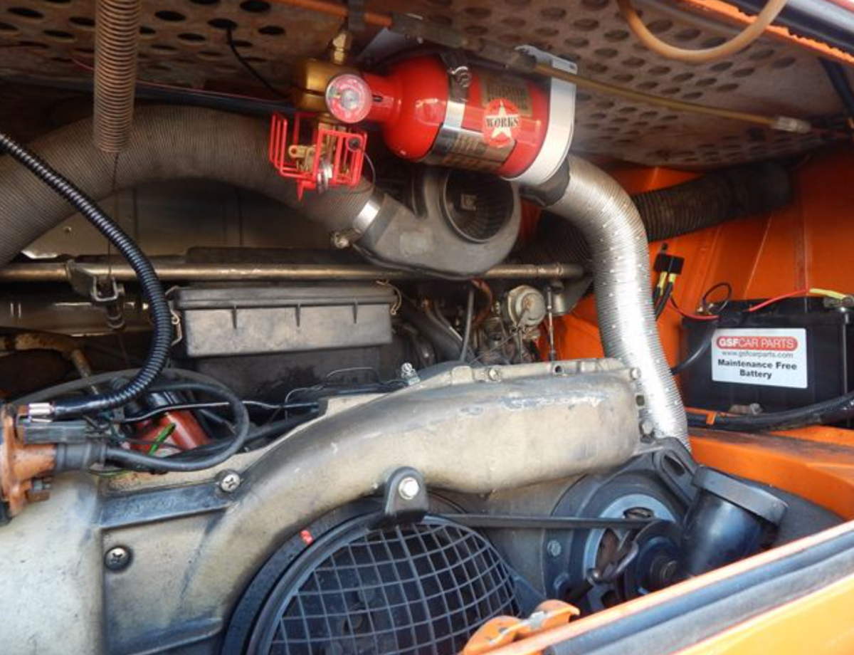 Engine bay fire suppressors Hayburner