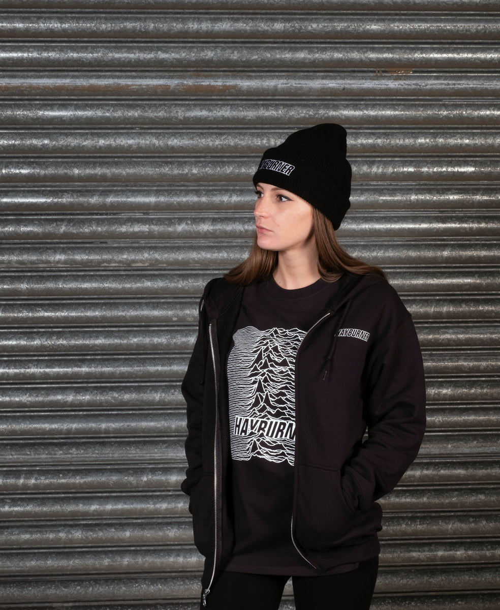 Men's Heavy Blend Zip Hoodie - Bangin' Apparel Co. Logo (Black Logo)