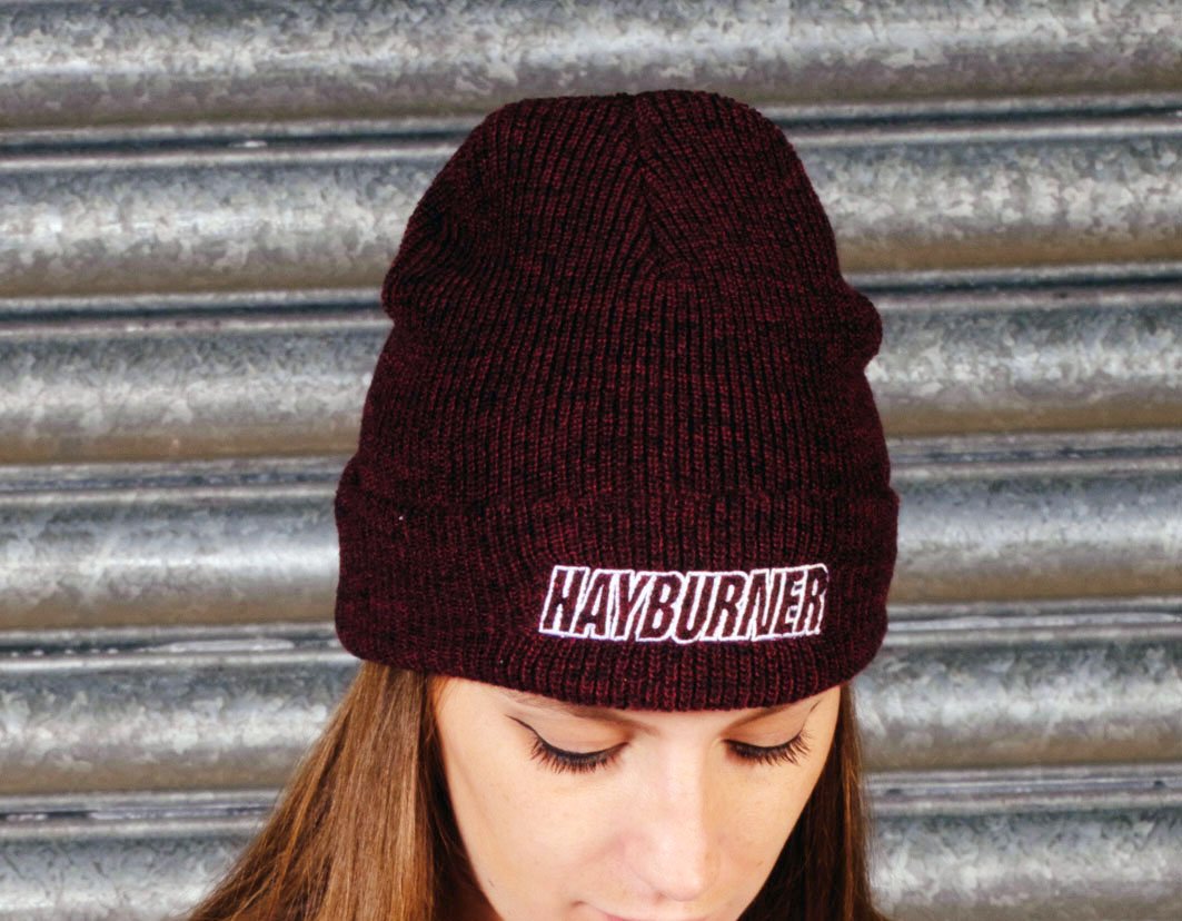 Burgundy 2024 wooly hat