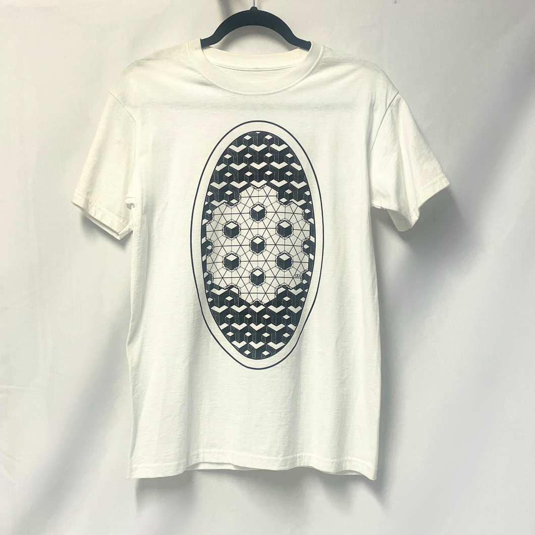 SALE - OB1 White Tee Hex Logo Small Only