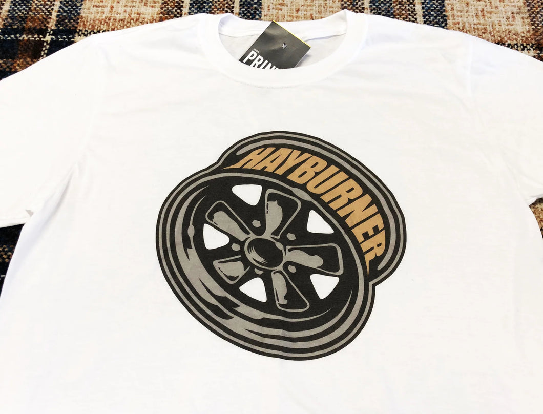 White Tee - Fuchs Wheel Logo XL