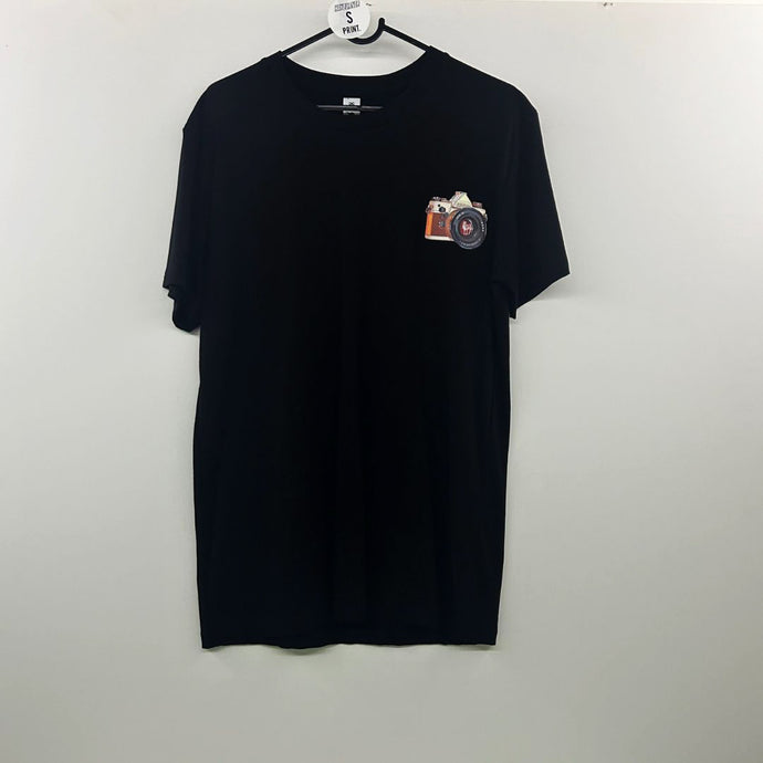 Black Tee - Issue 49 Camera Logo S