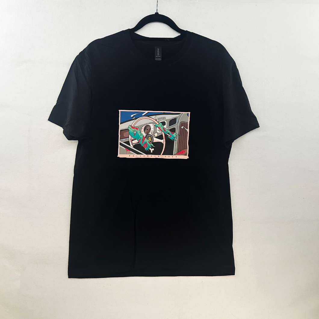 Black Tee - Halloween 2024 Logo L