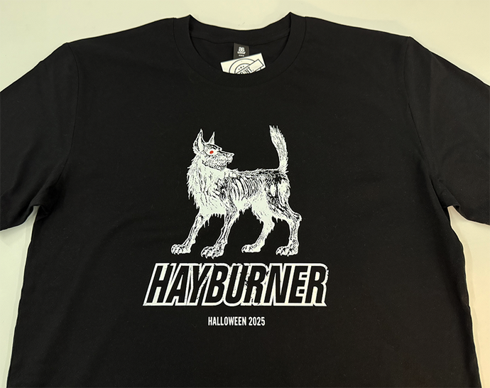 Halloween 2025 Black Zombie Wolf T-shirt