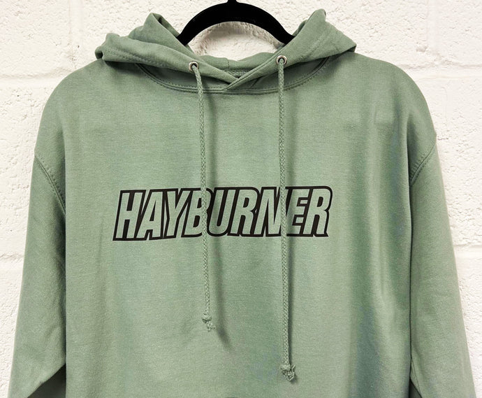 *NEW* Sage Green with black Logo Pullover Hoodie