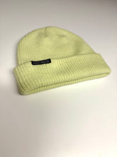 Load image into Gallery viewer, NEW Lime fisherman style wide knit beanie