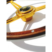 Load image into Gallery viewer, Gold Wolfsburg Steering Wheel - Splitscreen