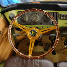Load image into Gallery viewer, Gold Wolfsburg Steering Wheel - Splitscreen