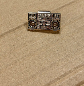*NEW* Limited Edition 'Ghetto-Blaster' Pin Badge with sticker!