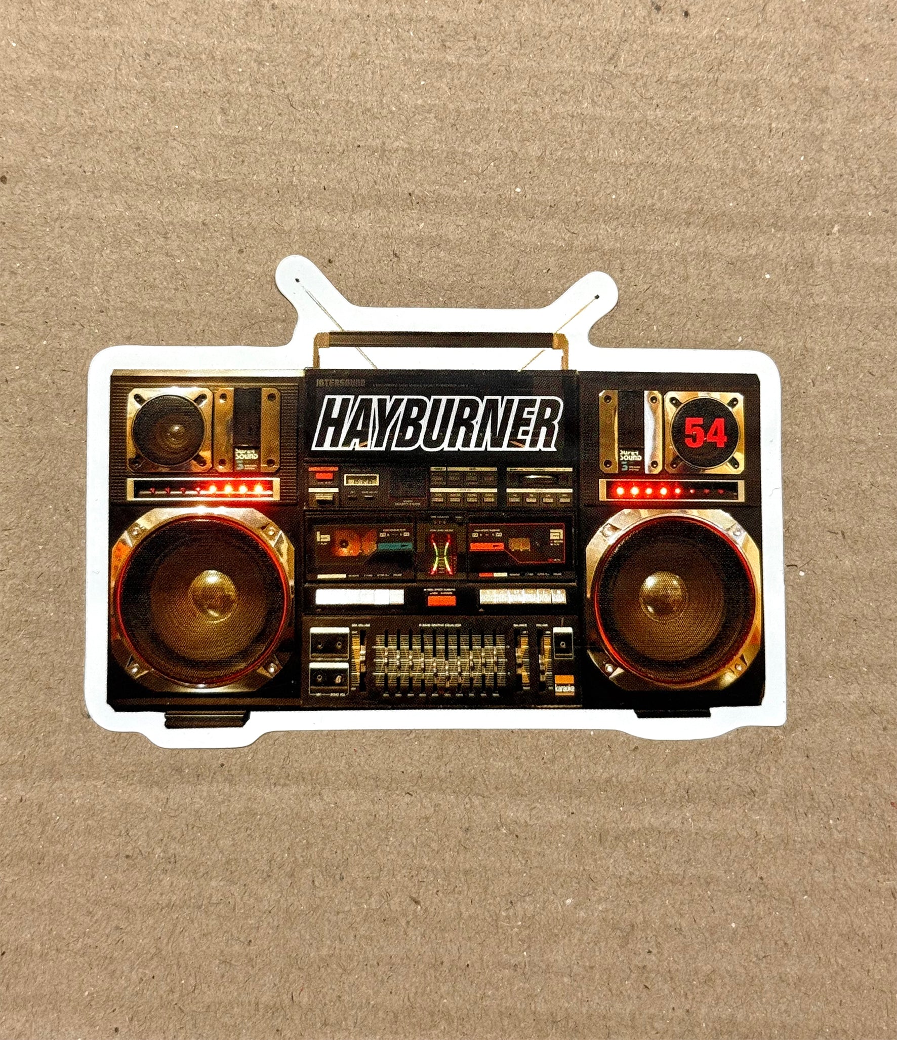 54 Sticker Issue 54 'Ghetto-Blaster' Sticker – Hayburner