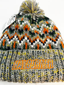 New Deluxe Orange flecked Wooly Hat