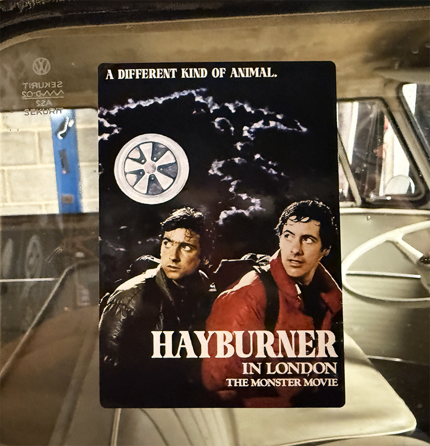 'Hayburner In London' Sticker Halloween 2025