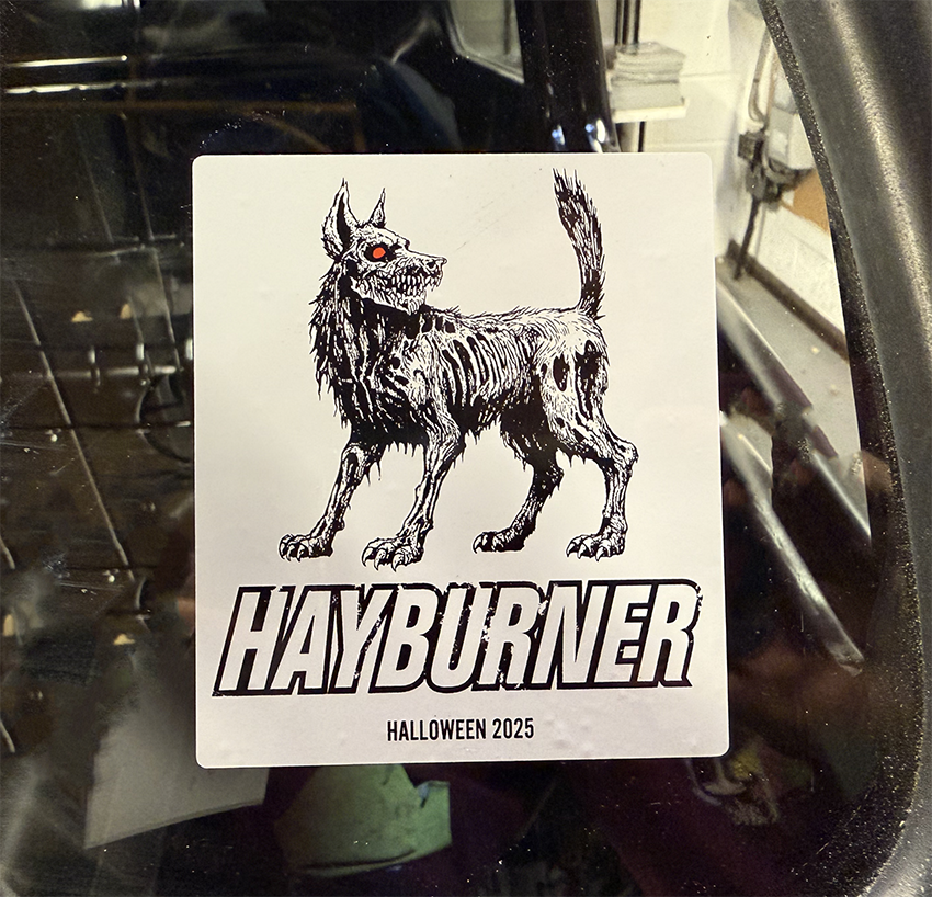 Halloween 2025 Zombie Wolf Sticker Halloween 2025