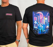 Load image into Gallery viewer, 2021 &#39;Neon District&#39; Limited Edition Black T-shirt