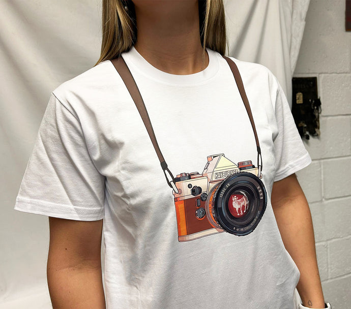 LIMITED EDITION ISSUE 49 'Camera' White Tee