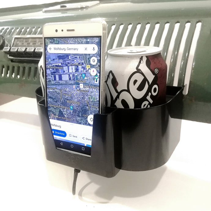 Splitscreen Twin Cup & Phone Holder