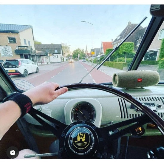 Stealth Black Wolfsburg Steering Wheel - Splitscreen