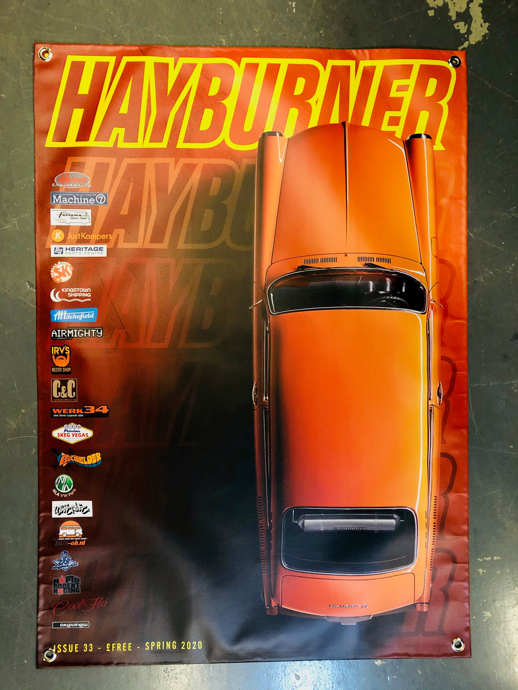 Hayburner Front Cover Banner - Issue 33