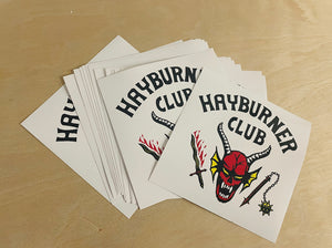Hayburner Club Sticker