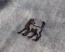Load image into Gallery viewer, *NEW* Embroidered &#39;Wolf&#39; Denim Work Shirt