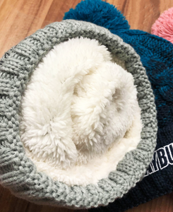 Deluxe Grey Wooly Hat