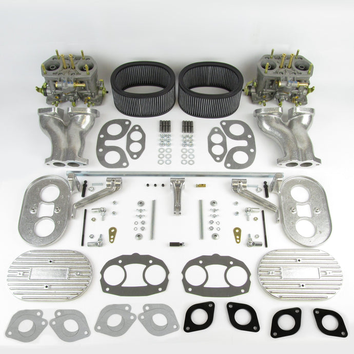vwk20 Type 1 Twin Weber IDF40 Kit with CB Performance Manifolds and Hex Linkage