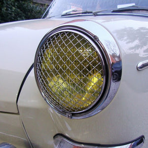 Late Model Vintage Style Mesh Headlight Covers (004)